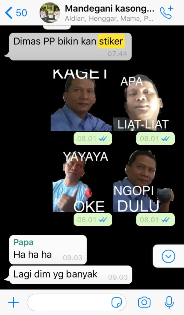10 Warganet Bocorkan Isi Chat Keluarga Lewat Utas Alitt Susanto. Kocaknya Auto Bikin Kangen Keluarga 17