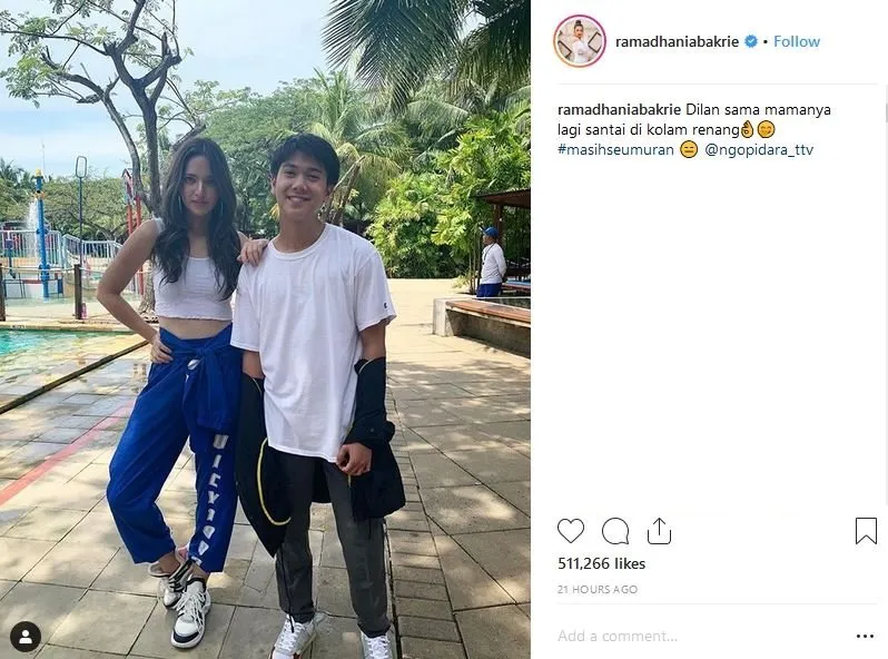 Dibilang Cocok Jadi Pacar Iqbal, Nia Ramadhani Didukung Jadi 'The Next Milea' di Foto Ini 3