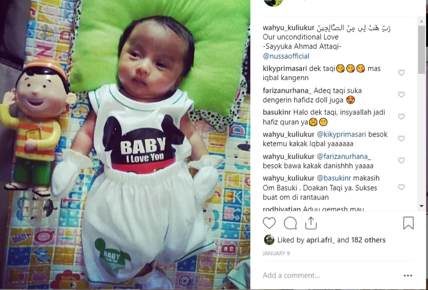 Kisah Baby Sayyuka, Tokoh Nussa di Dunia Nyata yang Bikin Episode