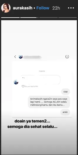 Sedang Hamil, Aura Kasih Dituduh Kena HIV. Untung, Warganet Ikut Menghiburnya dengan Doa 7