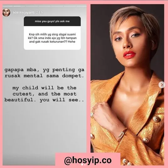 Sering Dibully Soal Masa Lalu Suami, Kimmy Jayanti Balas Warganet dengan Cara Ini. Cerdas Sih! 7