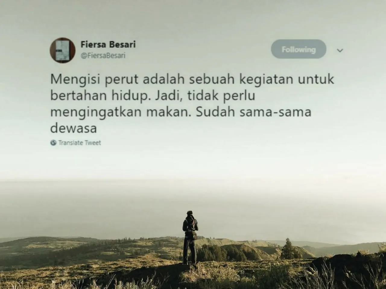 14 Bukti Sambatnya Fiersa Besari yang Masih Juga Layak Jadi Quotes Harianmu. Bener Juga nih, Bung! 18