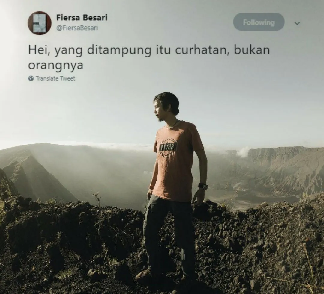 14 Bukti Sambatnya Fiersa Besari yang Masih Juga Layak Jadi Quotes Harianmu. Bener Juga nih, Bung! 21