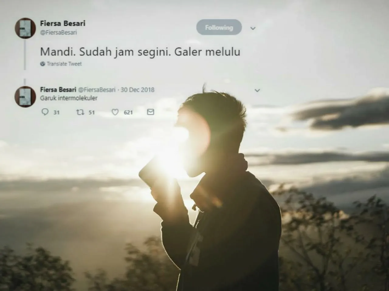 14 Bukti Sambatnya Fiersa Besari yang Masih Juga Layak Jadi Quotes Harianmu. Bener Juga nih, Bung! 26