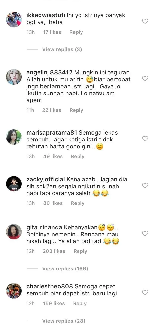 Bukannya Mendoakan, Warganet Justru Berkomentar Miring Saat Ustad Arifin Ilham Dirawat. Duh! 4