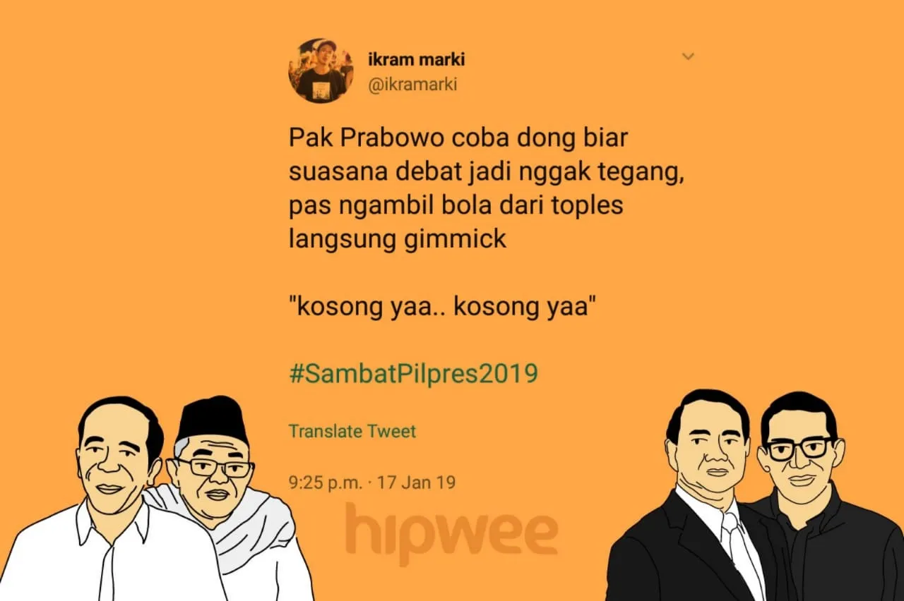 14 Plot Twist Absurd dari Debat Capres Semalam. Selalu Ada Kaum Selow yang Ngelawak di Segala Kondisi~ 23