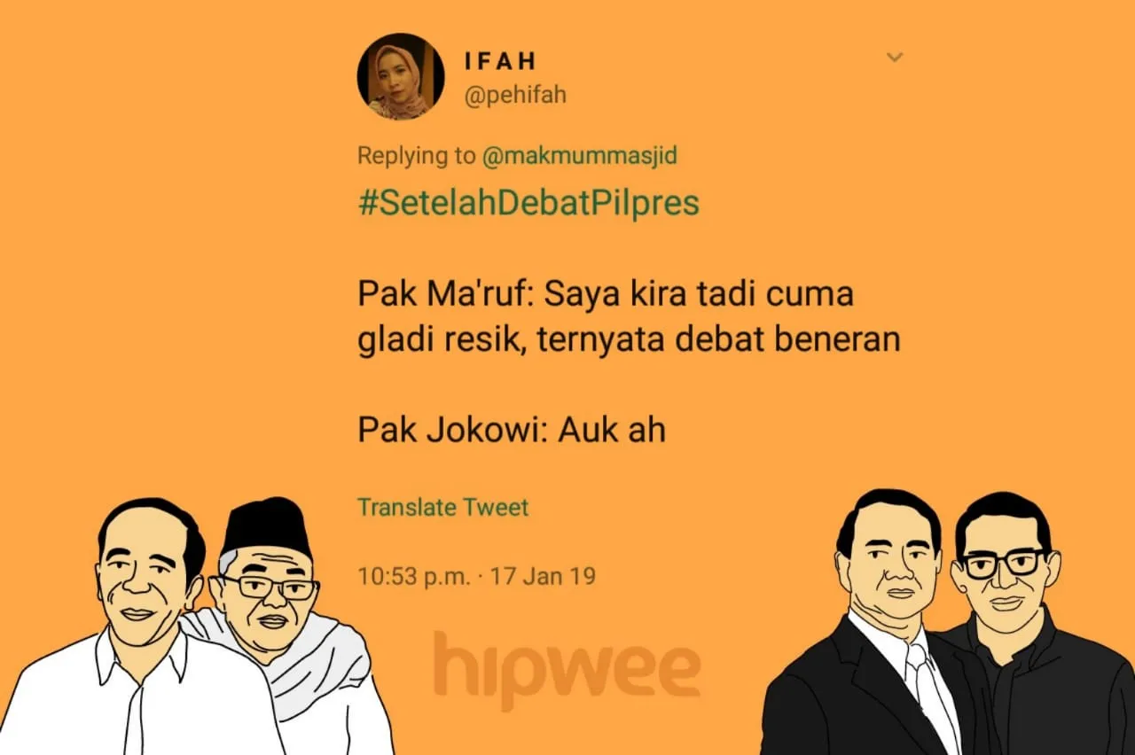 14 Plot Twist Absurd dari Debat Capres Semalam. Selalu Ada Kaum Selow yang Ngelawak di Segala Kondisi~ 20
