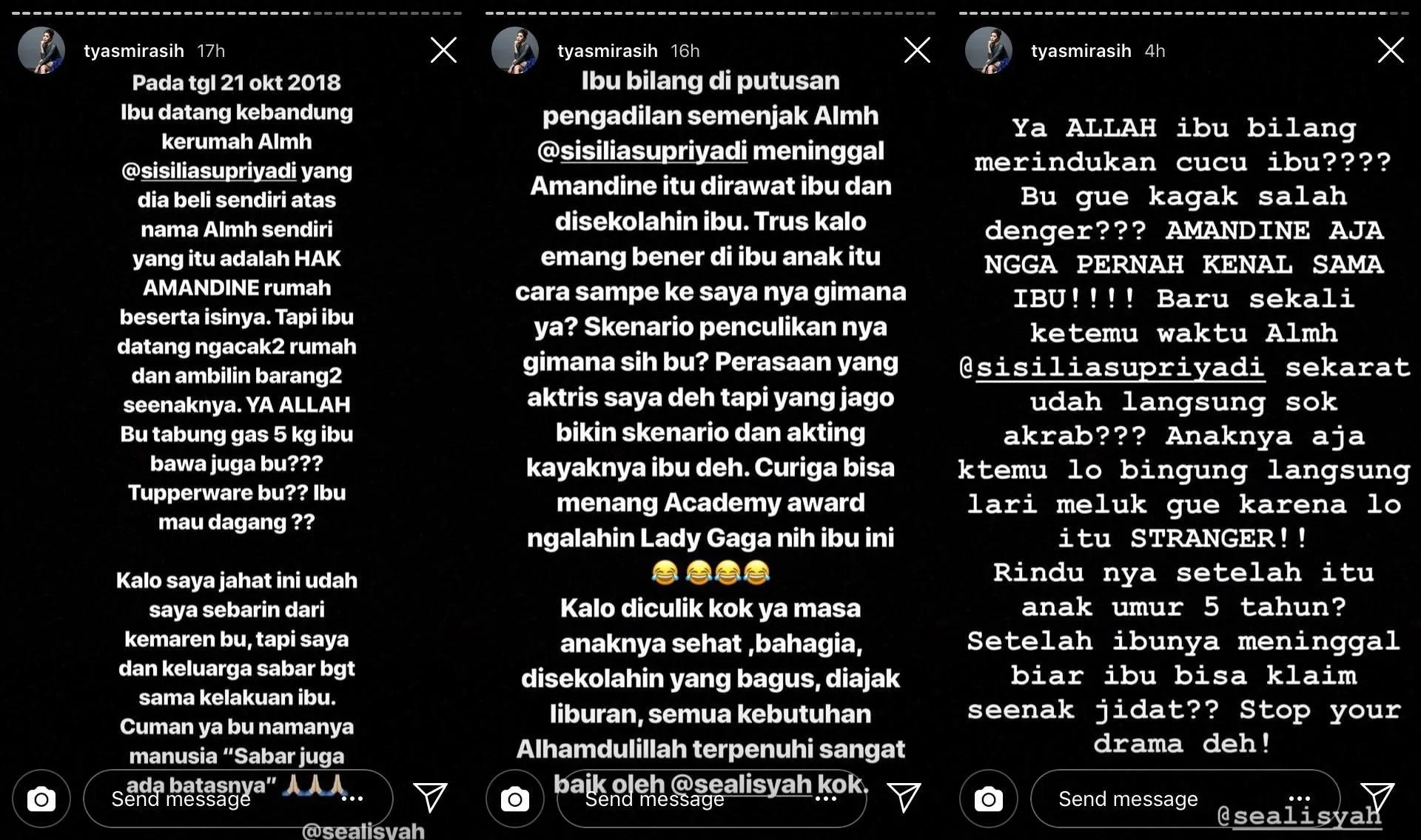Dituduh Sebagai Penculik, Tyas Mirasih Geram dan Beberkan Fakta yang Sebenarnya 6