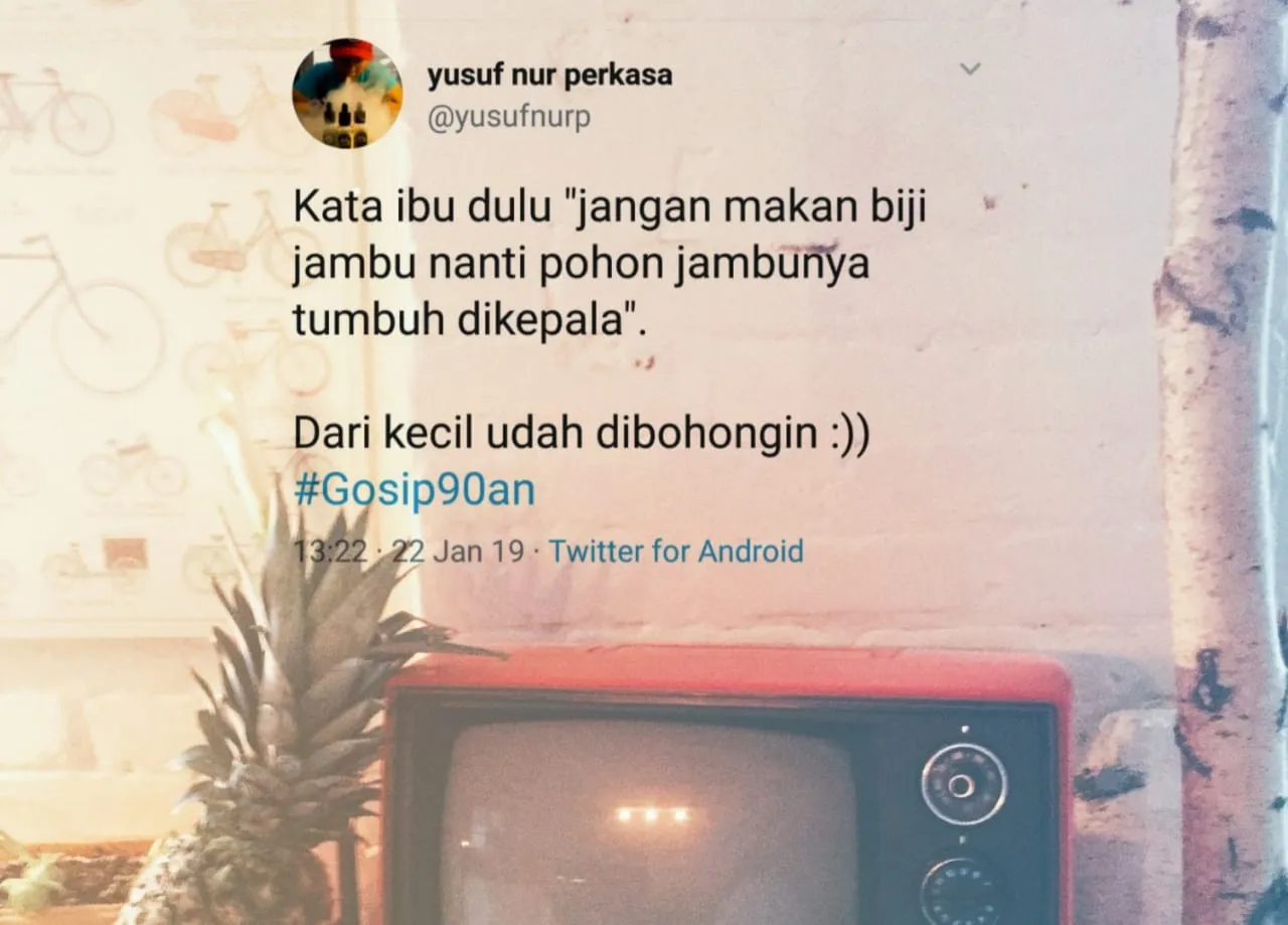 16 Desas-Desus Anak 90-an yang Terangkum dalam Tagar #Gosip90an. Dulu sih Heboh Banget Beritanya 28