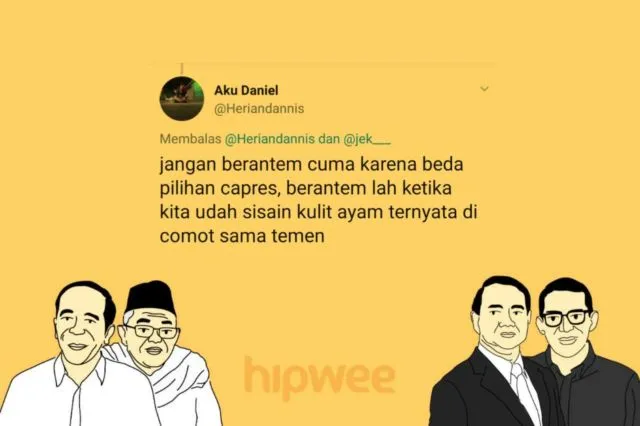 Berantem Gara-gara Beda Pilihan Capres itu Nggak Keren. Kalau 15 Hal Sepele ini sih Boleh deh, Yha~ 26