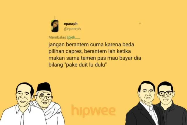 Berantem Gara-gara Beda Pilihan Capres itu Nggak Keren. Kalau 15 Hal Sepele ini sih Boleh deh, Yha~ 21