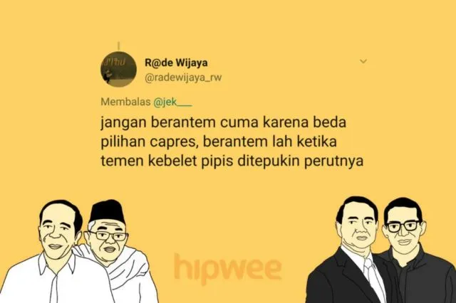 Berantem Gara-gara Beda Pilihan Capres itu Nggak Keren. Kalau 15 Hal Sepele ini sih Boleh deh, Yha~ 27