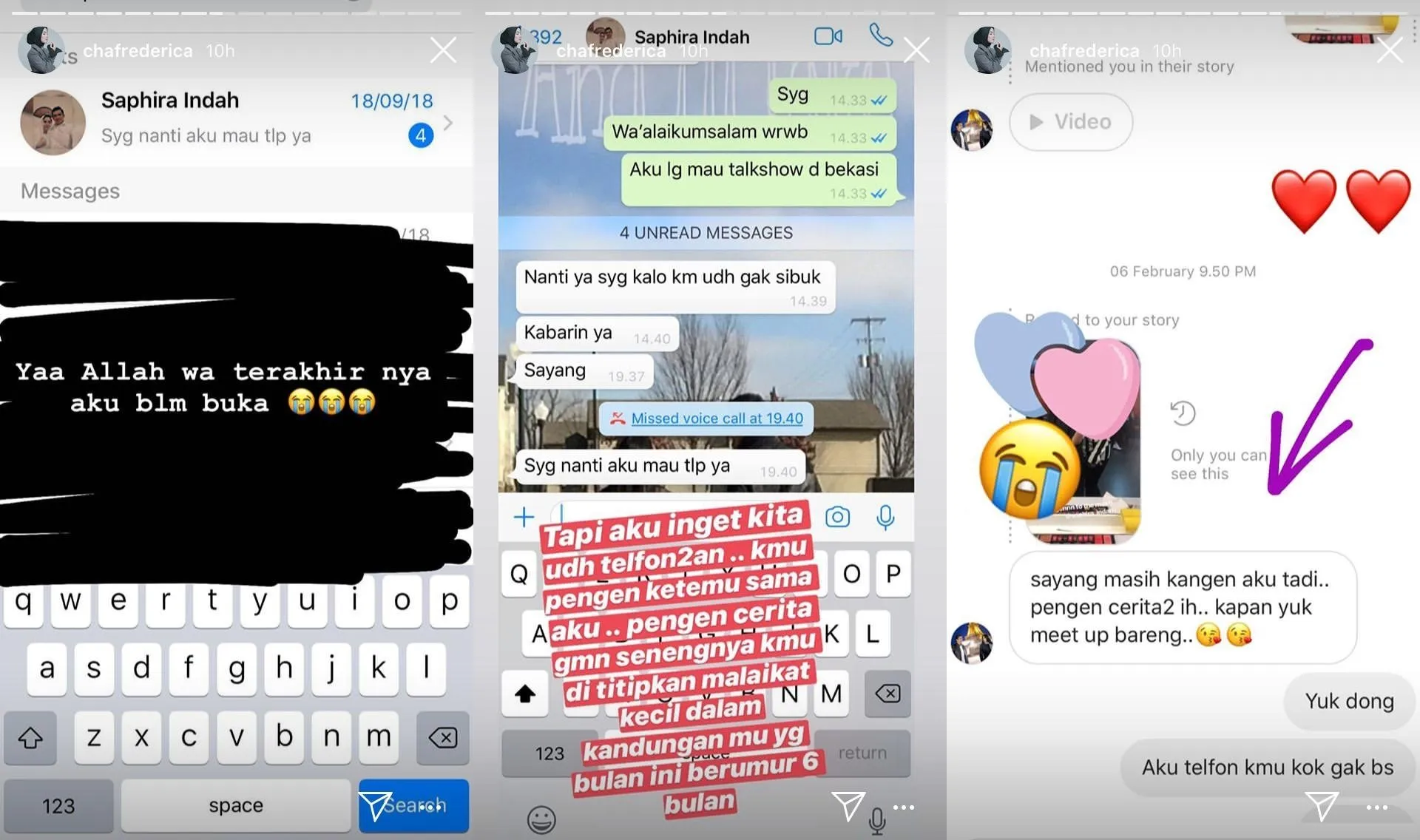 Saphira Indah Tutup Usia Saat Hamil, Shandy Aulia dan Chacha Frederica Kenang Sosoknya 5