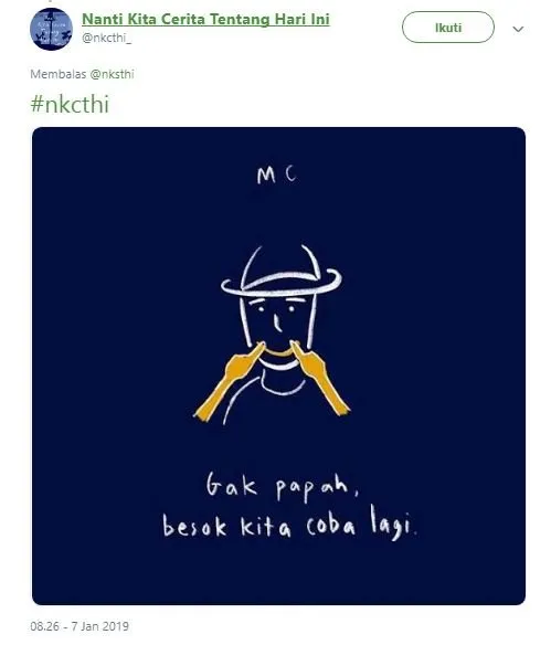 Balasan Akun @NKSTHI pada @NKCTHI Ini Ibarat Cewek yang Punya Cowok Cuek. Duh Gemesh Liatnya~ 17