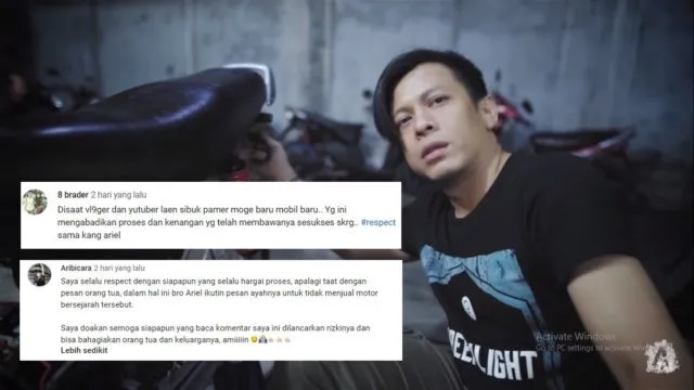 Bikin Vlog Benerin Motor Tua, Ariel Noah Dipuji Warganet. Alasan di Baliknya Emang Bikin Haru sih 4