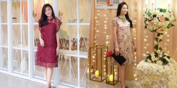 9 Inspirasi Busana Cheongsam Model Loose Dress yang Longgar. Aman Buat Perut yang Melebar!