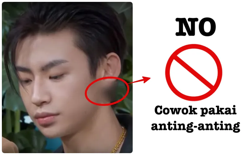 Sensor Terbaru yang Hebohkan Cina: Cowok yang Pakai Anting-anting Bakal Disensor. Kenapa Ya?!
