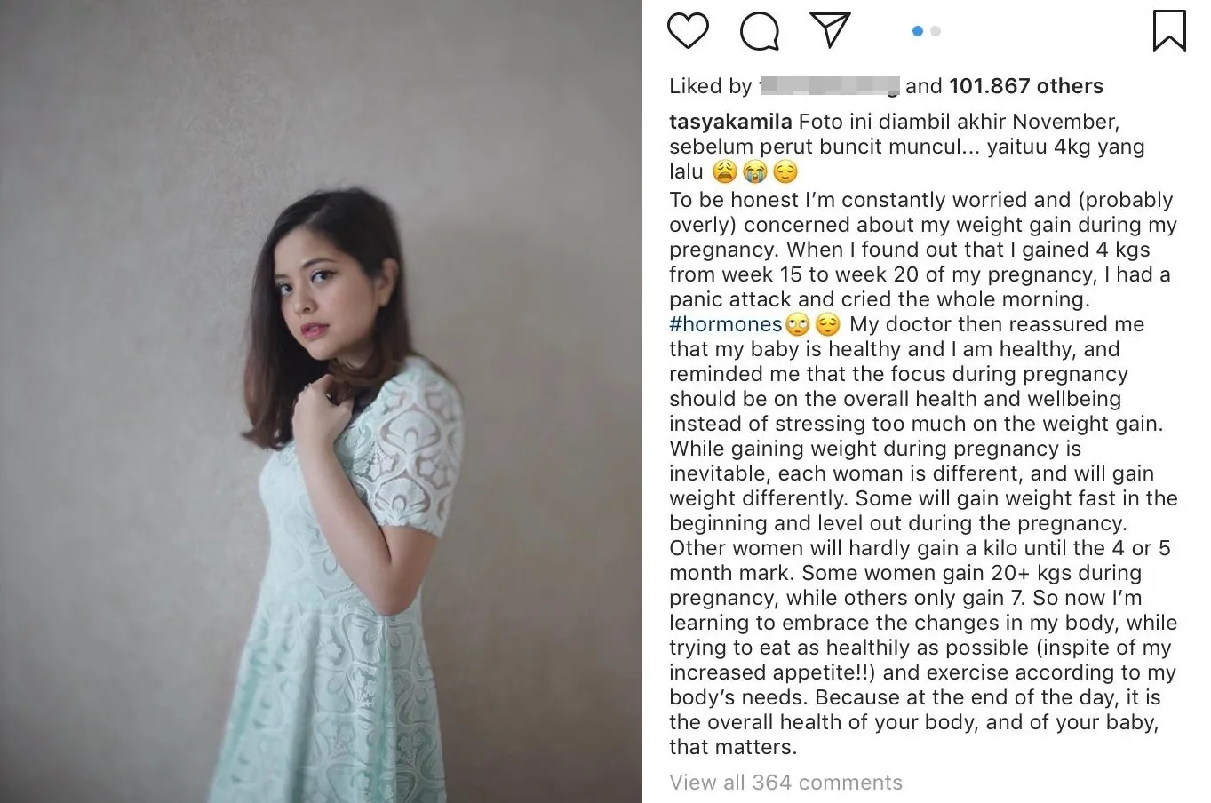 Ngeluh BB Naik 4 Kilo Selama Hamil, Tasya Kamila 'Disemprot' Warganet. Haduh! 4