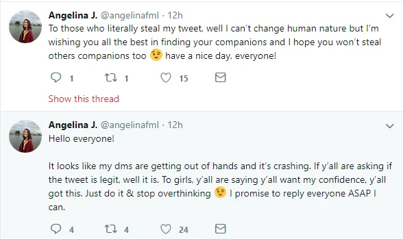 Cari Pasangan di Twitter, Akun Cewek ini Kebanjiran DM. Kini Triknya Ditiru Banyak Orang lo, Ampuh~ 6