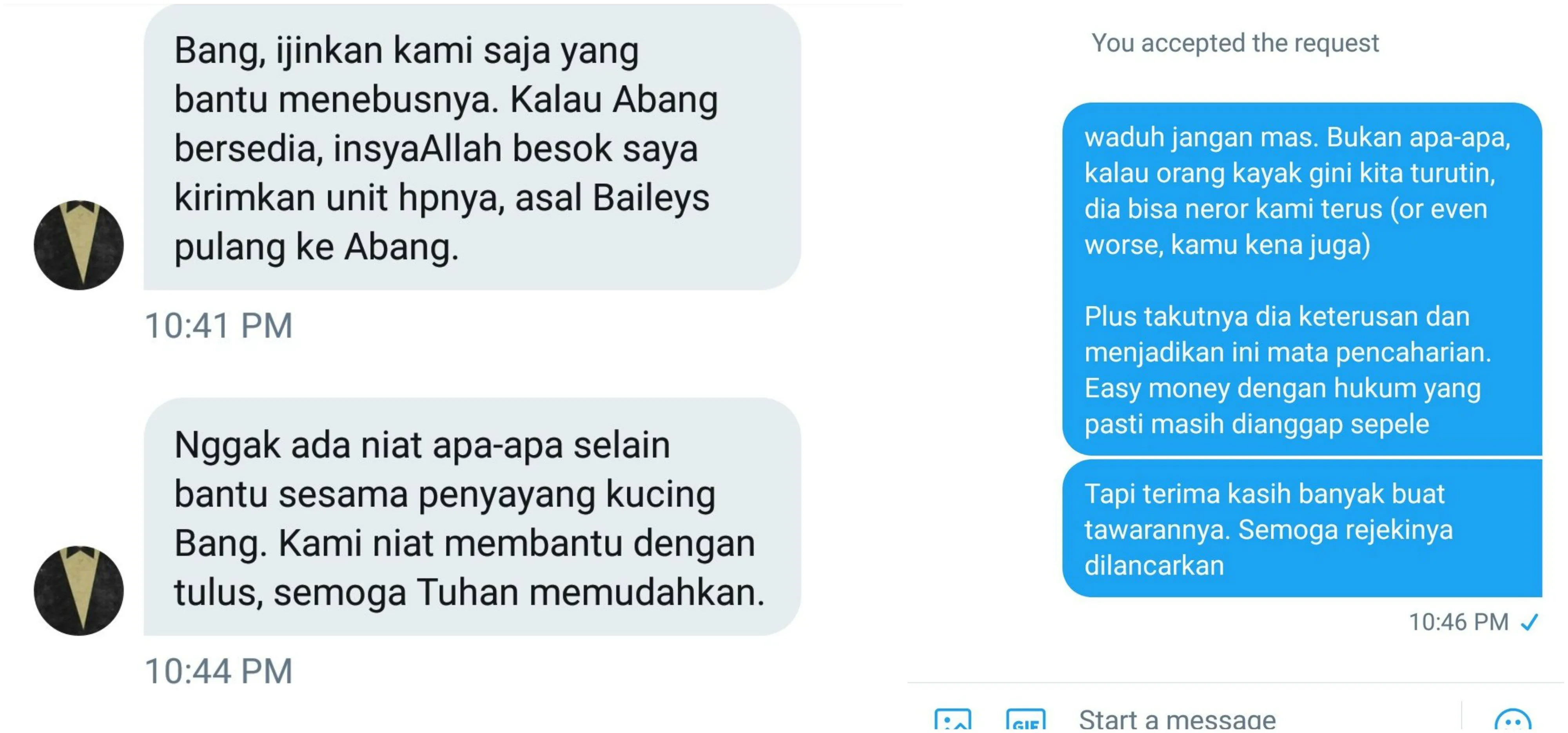 Kucing Kesayangan Hilang, si Penemu Minta Imbalan Berupa Ponsel pada Pemilik. Ini Ikhlas Nggak sih? 8