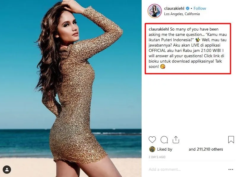 Cinta Laura Didesak Ikut Ajang Puteri Indonesia, Akun Pageant Lovers 'Serbu' Instagramnya dan Sang Ibu! 4
