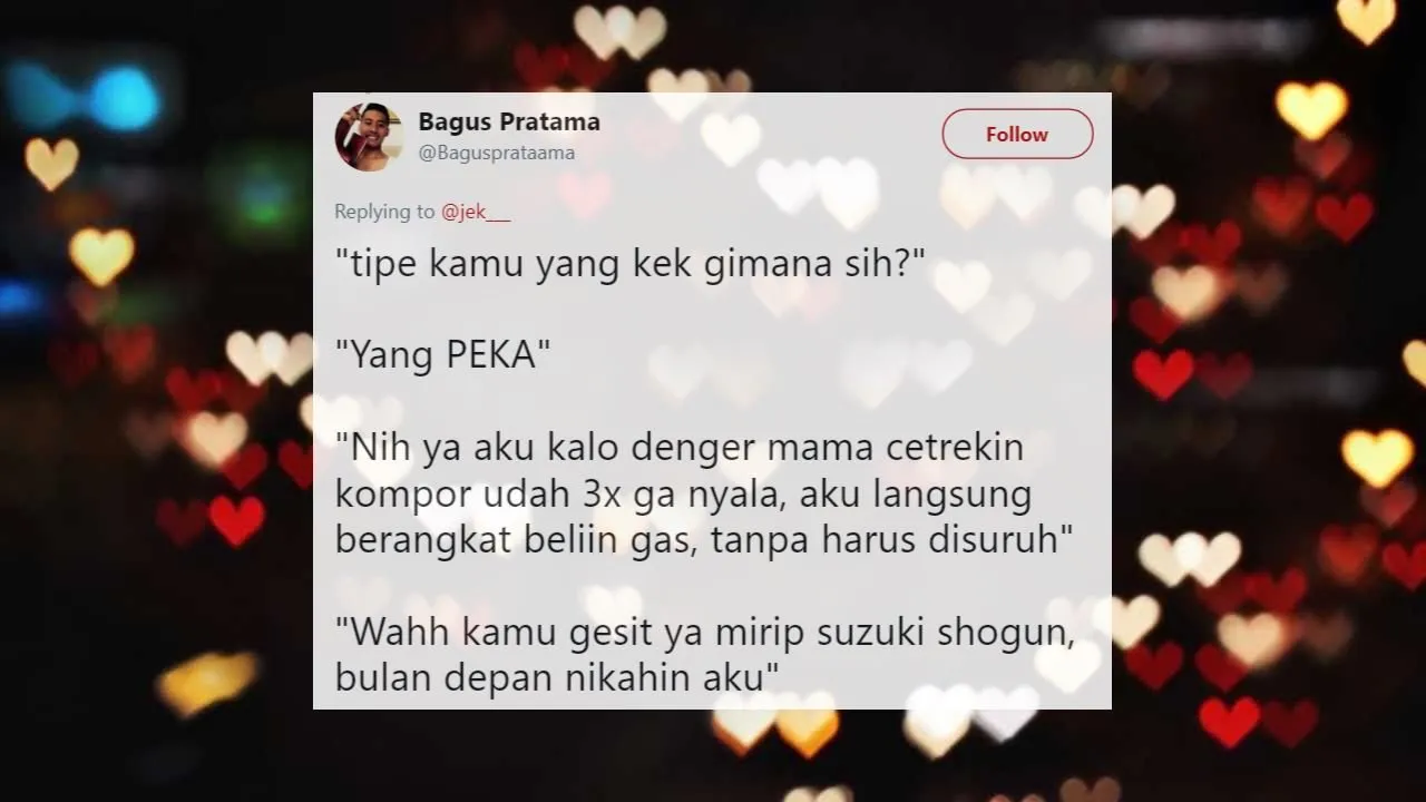 Ternyata Ini 10+ Kriteria Pacar Anak Twitter. Simpel dan Ngena, Meskipun Agak Ngeselin, Ya... 22