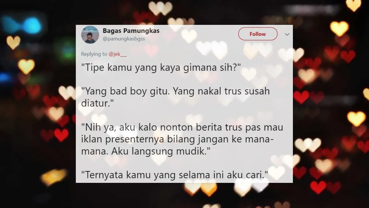 Ternyata Ini 10+ Kriteria Pacar Anak Twitter. Simpel dan Ngena, Meskipun Agak Ngeselin, Ya... 19