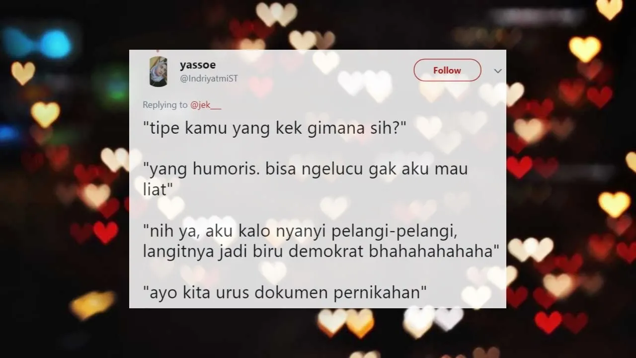 Ternyata Ini 10+ Kriteria Pacar Anak Twitter. Simpel dan Ngena, Meskipun Agak Ngeselin, Ya... 17