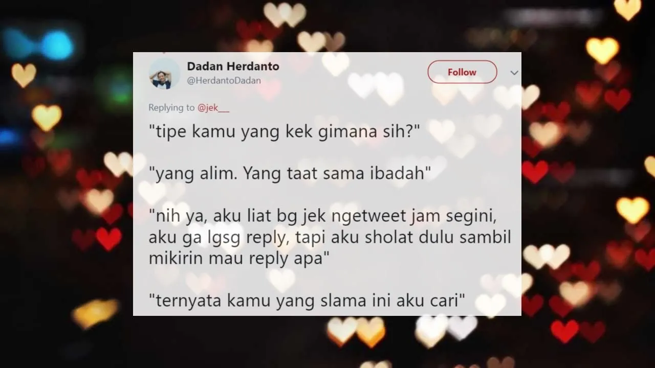 Ternyata Ini 10+ Kriteria Pacar Anak Twitter. Simpel dan Ngena, Meskipun Agak Ngeselin, Ya... 16