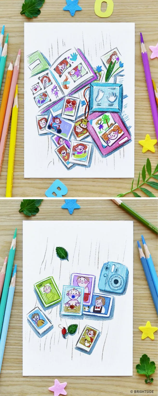 10 Ilustrasi Jujur nan Kocak Bedanya Anak Pertama dan Kedua. Sama-sama Bahagia, yang Beda Level Lebaynya 12