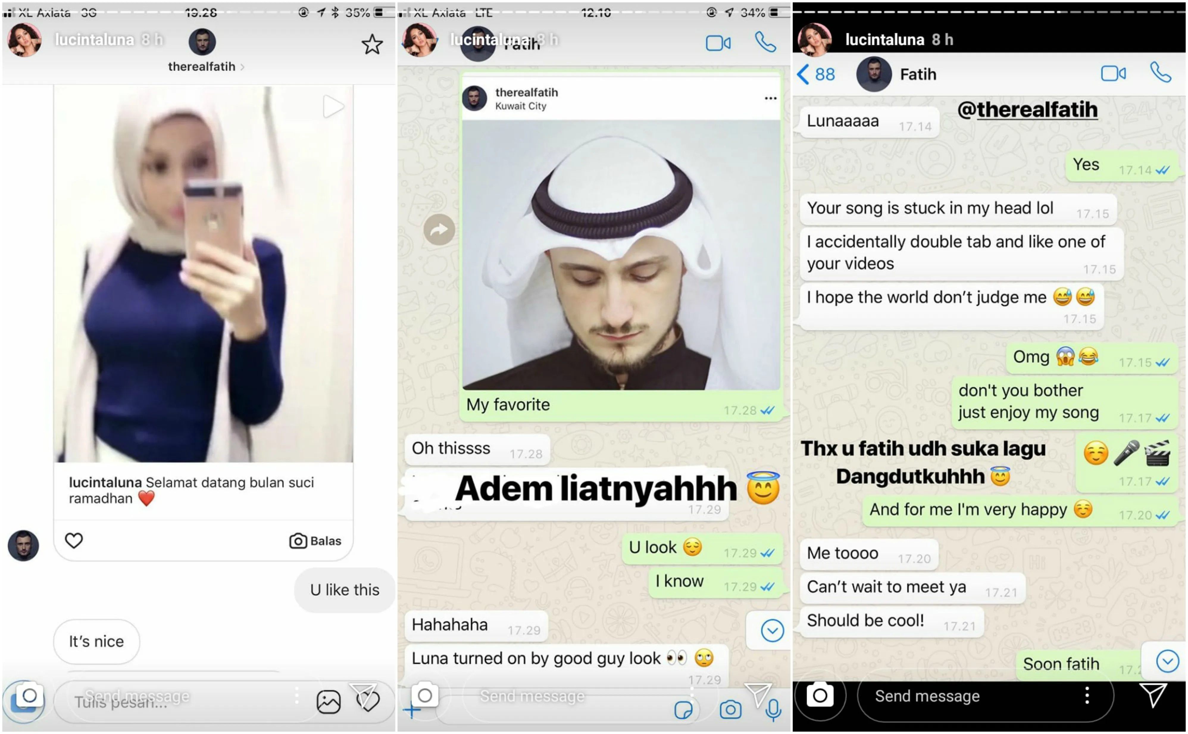 Lucinta Luna Beberkan Kedekatan dengan Fatih Seferagic, Warganet Serbu Akun IG Sang Hafiz 6