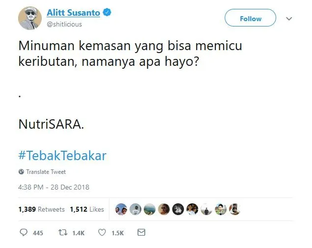 15 Tebak-Tebakan ini Bakal Bikin Emosimu Makin Terbakar. Yha, Namanya Juga #TebakTebakar~ 16