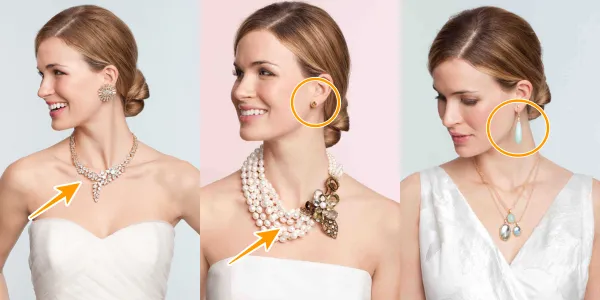 7 Panduan Jitu Pilih Padanan Kalung Terbaik untuk Gaun Pengantin. Salah Bentuk Bisa Berakibat Terlalu Lebay! 10