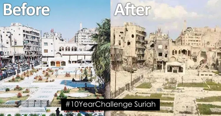 10 Potret #10YearChallenge di Negara Konflik. Melihat Perubahannya Benar-benar Bikin Hati Teriris 13