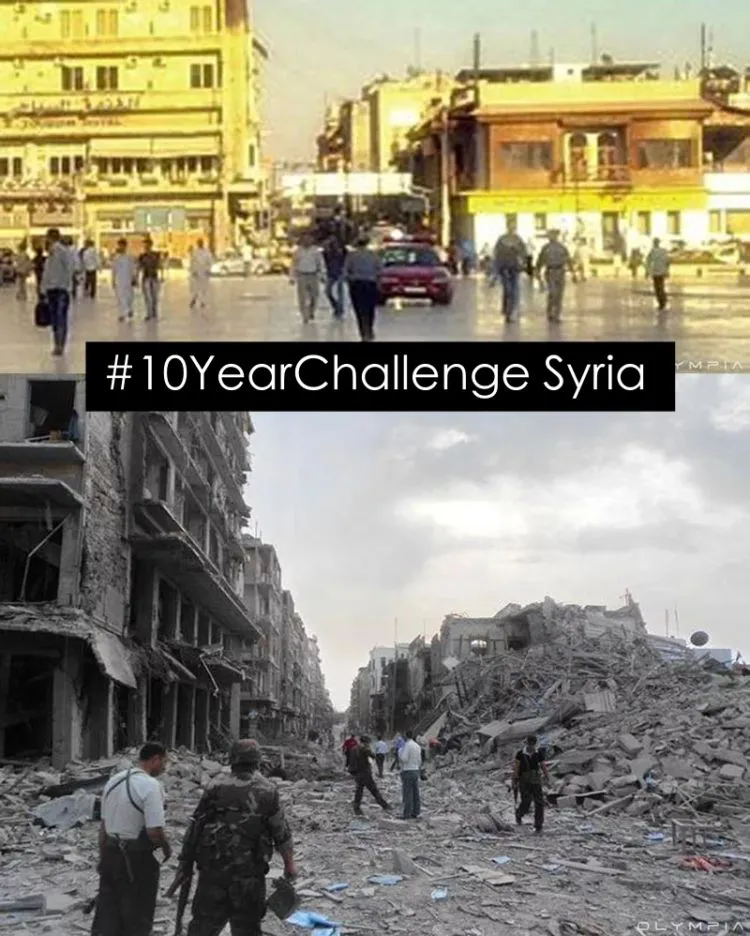 10 Potret #10YearChallenge di Negara Konflik. Melihat Perubahannya Benar-benar Bikin Hati Teriris 16