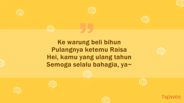 10+ Pantun Selamat Ulang Tahun untuk Orang Terdekat 12 pantun ucapan ulang tahun