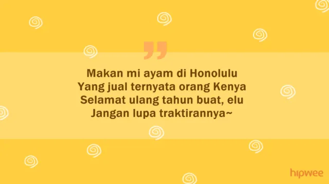 10+ Pantun Selamat Ulang Tahun untuk Orang Terdekat 14 pantun ucapan ulang tahun