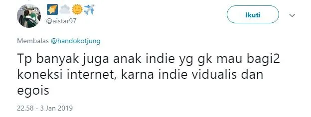 Kata Warganet, Ini Hal yang Bakal Terjadi Kalau Kamu Berurusan sama Anak Indie. Hmm, Emang Gitu? 15