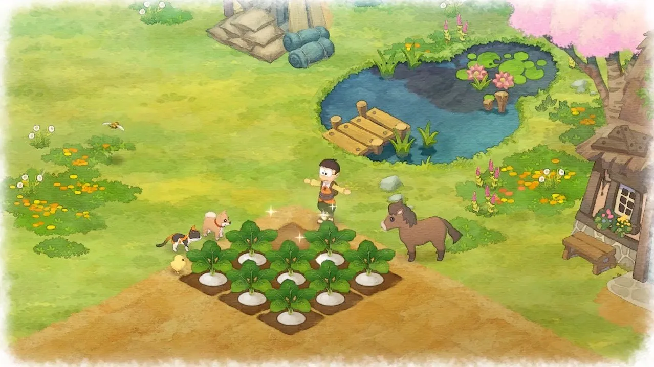 Begini Jadinya Kalau Karakter Doraemon Ada di Game Harvest Moon. Asyik nih buat Nostalgia~