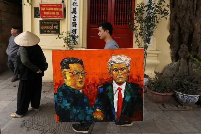 12 Momen Spesial Pertemuan Kedua Trump & Kim Jong-Un di Vietnam. Kim Naik Kereta 2 Hari Penuh Lo! 13