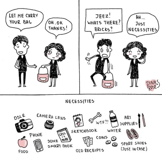 8 Ilustrasi Kocak Tingkah Para Istri yang Seringnya Merasa 'Normal' Padahal Bikin Suami Geregetan. Sering Begini? 11