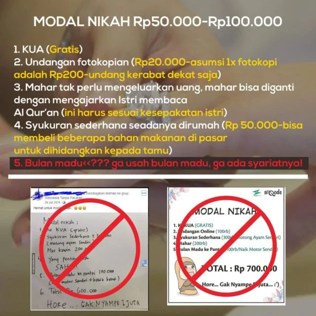 Seribu Sampai 15 Ribu Rupiah, 6 Perhitungan 'Nikah Murah' Ini Miris, Kocak Tapi Sedikit Ada Benarnya 7