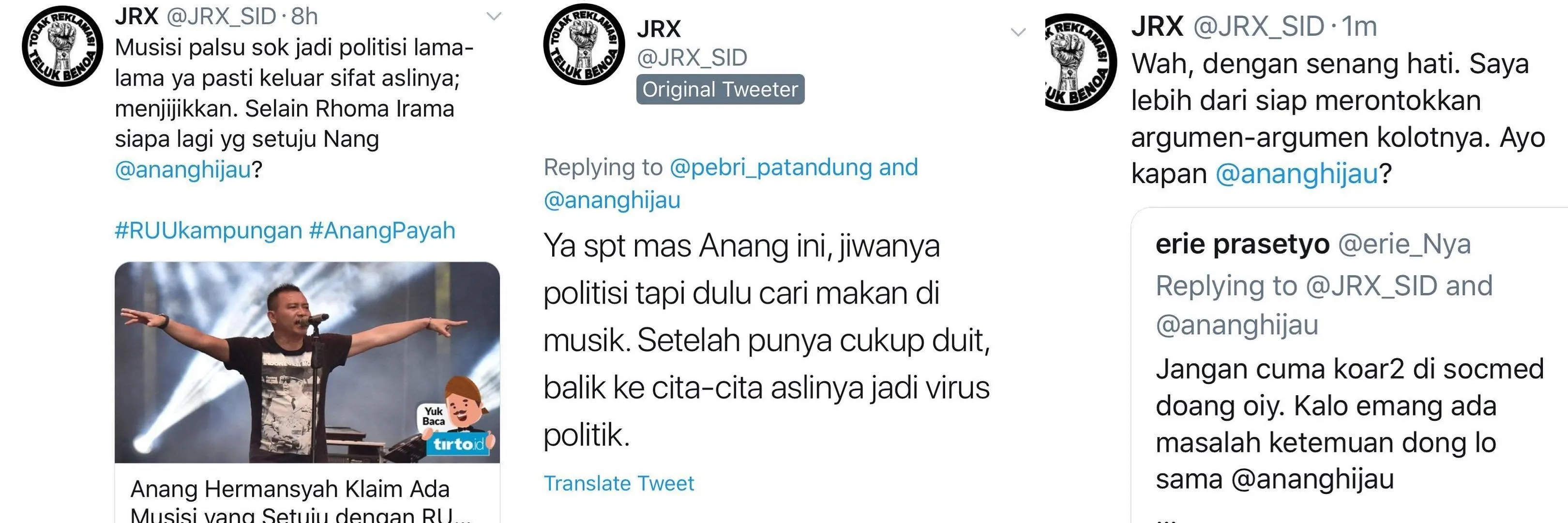 Jerinx SID 'Ngatain' Anang Hermansyah, Ashanty Ikut Geram dan Bela Sang Suami 4