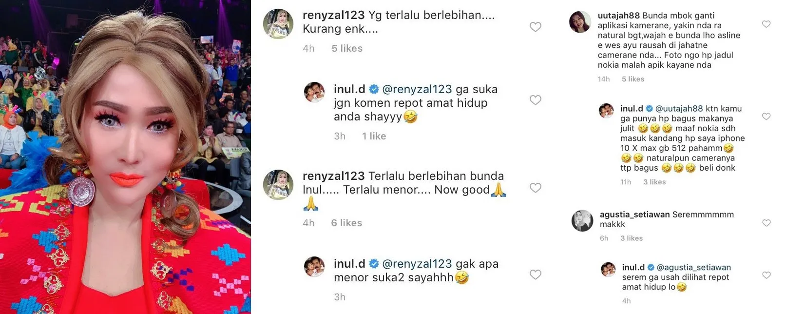 Inul Daratista Ladeni Orang yang Bilang Fotonya Editan; Jaga Mulut Itu Penting Memang! 3