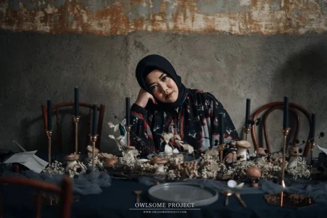 Berkonsep 'Misterius', Ini 8 Potret Perjalanan Pre-Wedding hingga Pernikahan Risa Saraswati dan Dimas Tri Aditiyo 10