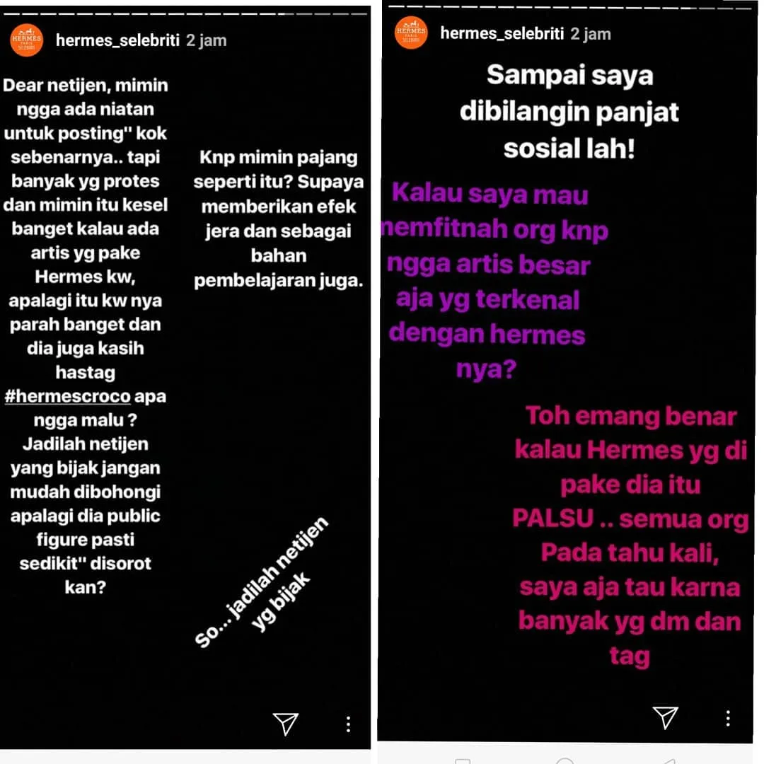 Artis Juga Manusia, Barbie Kumalasari Geram Tas Hermes-nya Dibilang KW. Ambil Hikmahnya, Yuk! 7