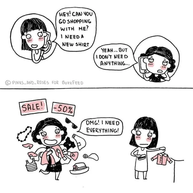 8 Ilustrasi Kocak Tingkah Para Istri yang Seringnya Merasa 'Normal' Padahal Bikin Suami Geregetan. Sering Begini? 16