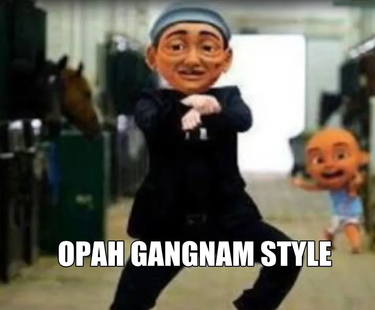 10+ Ekspresi Tak Terduga Opah Upin & Ipin yang Bikin Kejang. Kreativitas Warganet Tanpa Batas 16