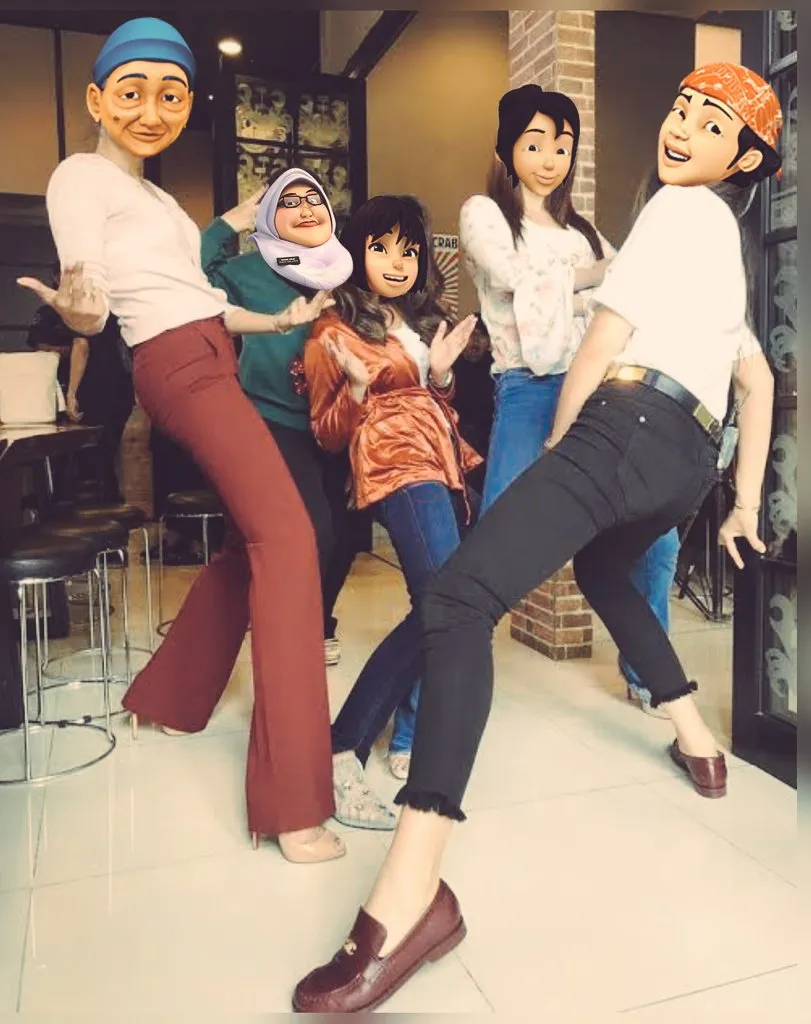 10+ Ekspresi Tak Terduga Opah Upin & Ipin yang Bikin Kejang. Kreativitas Warganet Tanpa Batas 17