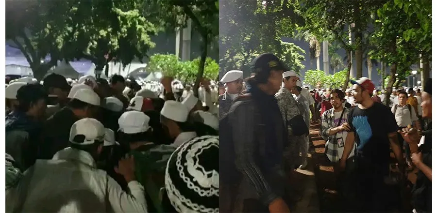 Sejumlah Jurnalis Alami Persekusi Saat Liput Tertangkapnya Copet di Munajat 212. Begini Kronologinya